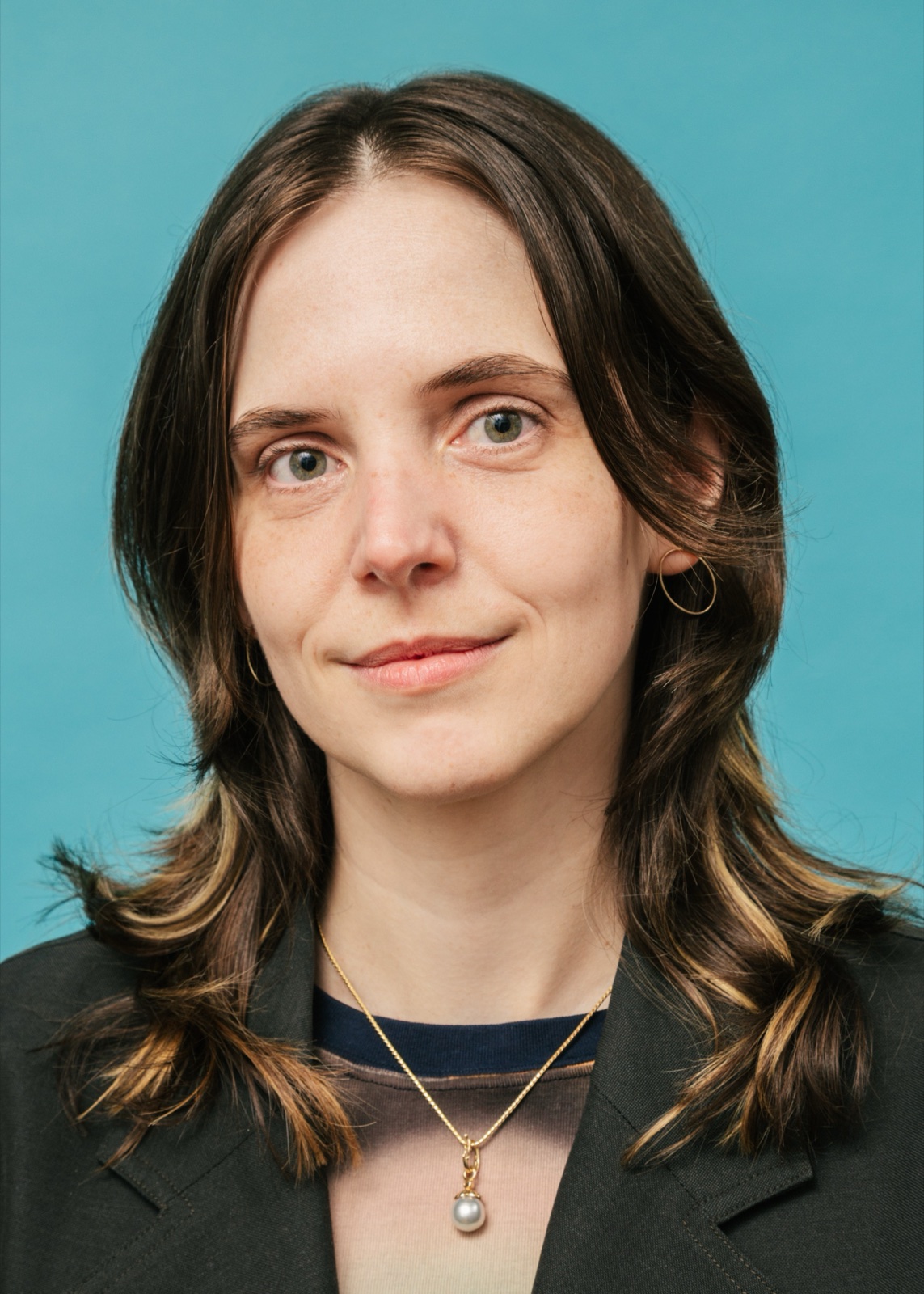 Katherine Frazer, artist, designer, Rhizome Board Member. Photo by Eric Helgas.